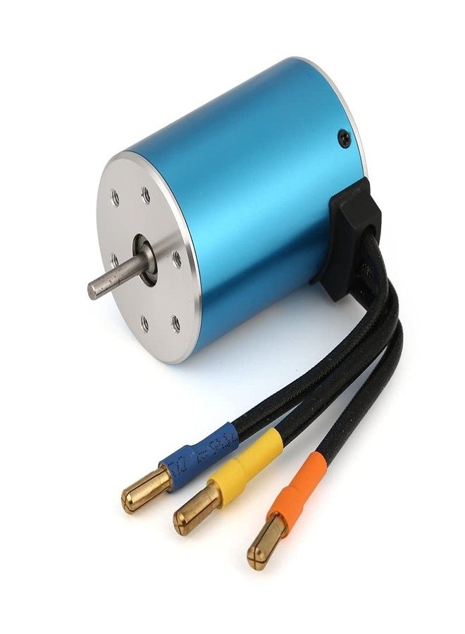 KingVal Replacement 3650 5900KV Brushless Motor Shaft 3.175mm with 80A Brushless ESC and Program Card Combo Compatible with 1/10 RC Car - Image 3